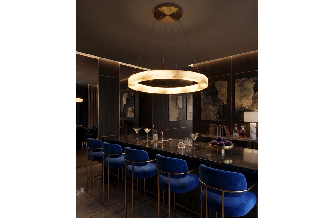 Hanglamp Solanas Alabaster Natuursteen