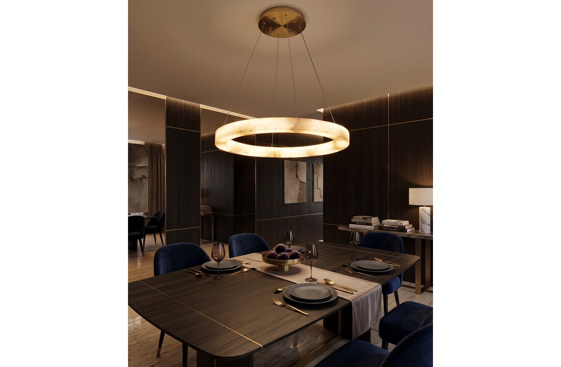 Hanglamp Solanas Alabaster Natuursteen