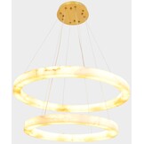 Hanglamp Solanas Alabaster Natuursteen - D60 + D80 cm