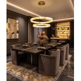 Hanglamp Solanas Alabaster Natuursteen - D60 + D80 cm