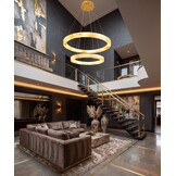 Hanglamp Solanas Alabaster Natuursteen - D60 + D80 cm