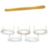 Hanglamp Solanas Alabaster Natuursteen - 5 x D40 cm