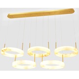 Hanglamp Solanas Alabaster Natuursteen - 5 x D40 cm