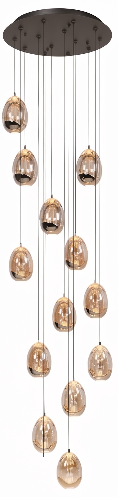 Videlamp Golden Egg - D60 x H300 cm