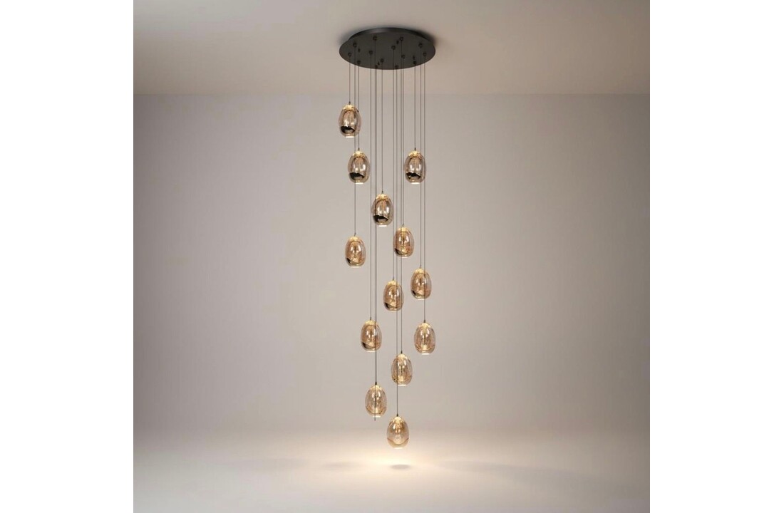 Videlamp Golden Egg - D60 x H300 cm