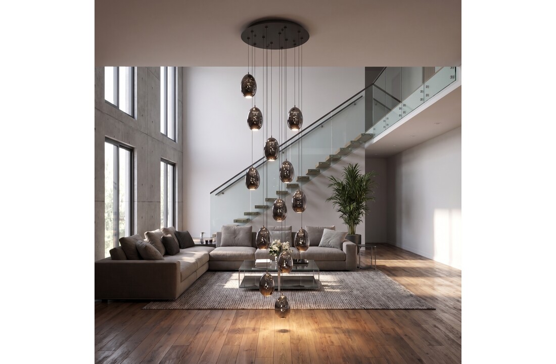 Videlamp Smoke Egg - D60 x H300 cm