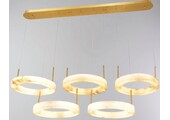 Hanglamp Solanas Alabaster Natuursteen - 5 x D40 cm