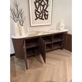 Dressoir Palermo - Bruin - Keramiek - (Marmerlook)