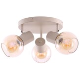 Plafondlamp Aura  - Beige - 3 lichts