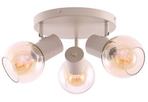 Plafondlamp Aura  - Beige - 3 lichts