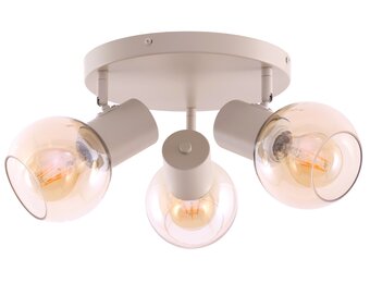 Plafondlamp Aura  - Beige - 3 lichts