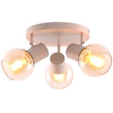 Plafondlamp Aura  - Beige - 3 lichts