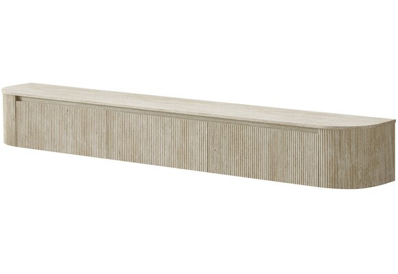 Carrara Tv Meubel Curved - Beige