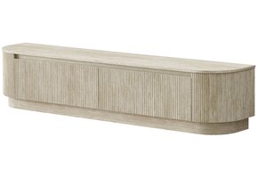 Carrara Tv Meubel Curved - Beige - Staand