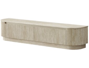 Carrara Tv Meubel Curved - Beige - Staand