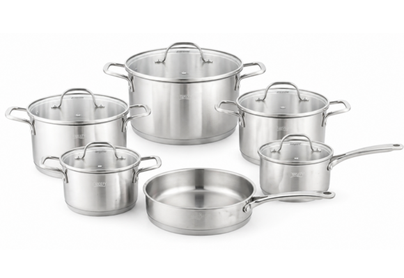 Bavary Pannenset 11 delig | 18/10 Stainless Steel