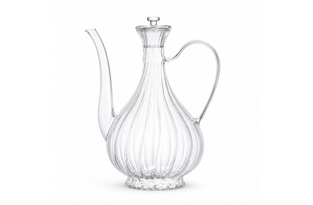 Glazen Olie/Azijnfles 750 ML