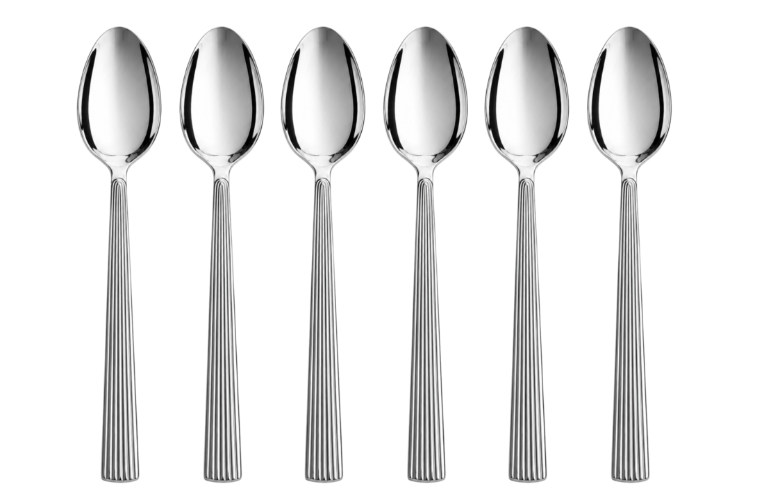 Diva Lepelset – 6-delig | Zilver RVS