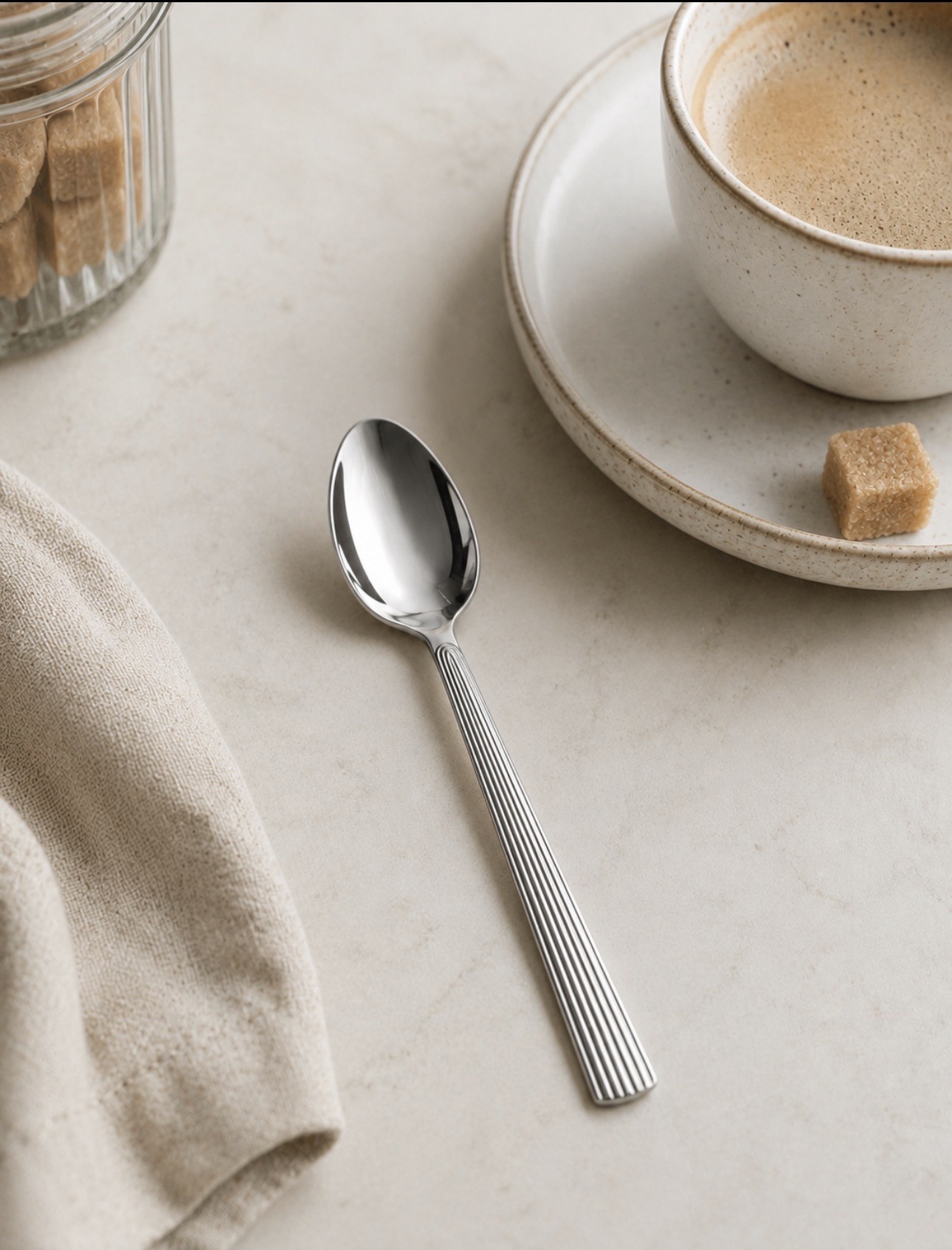Diva Dessertlepels – 6-delig | Zilver RVS