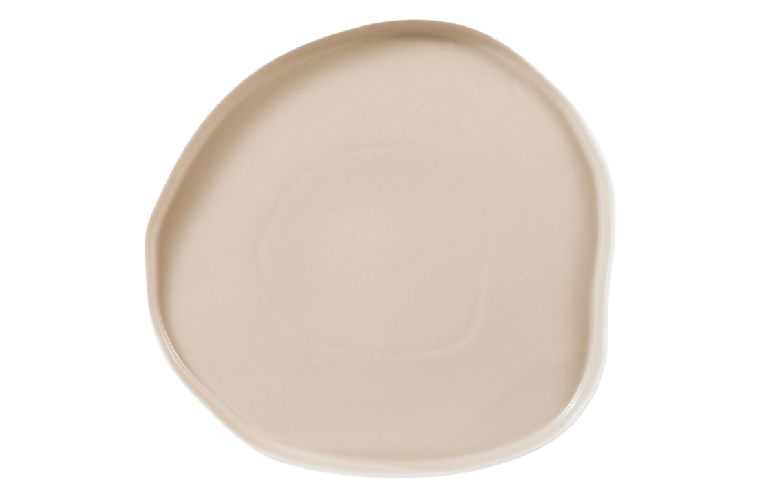 Bricard Bonnes Serviesset 27 delig - Porselein - Wit/Taupe - Organisch