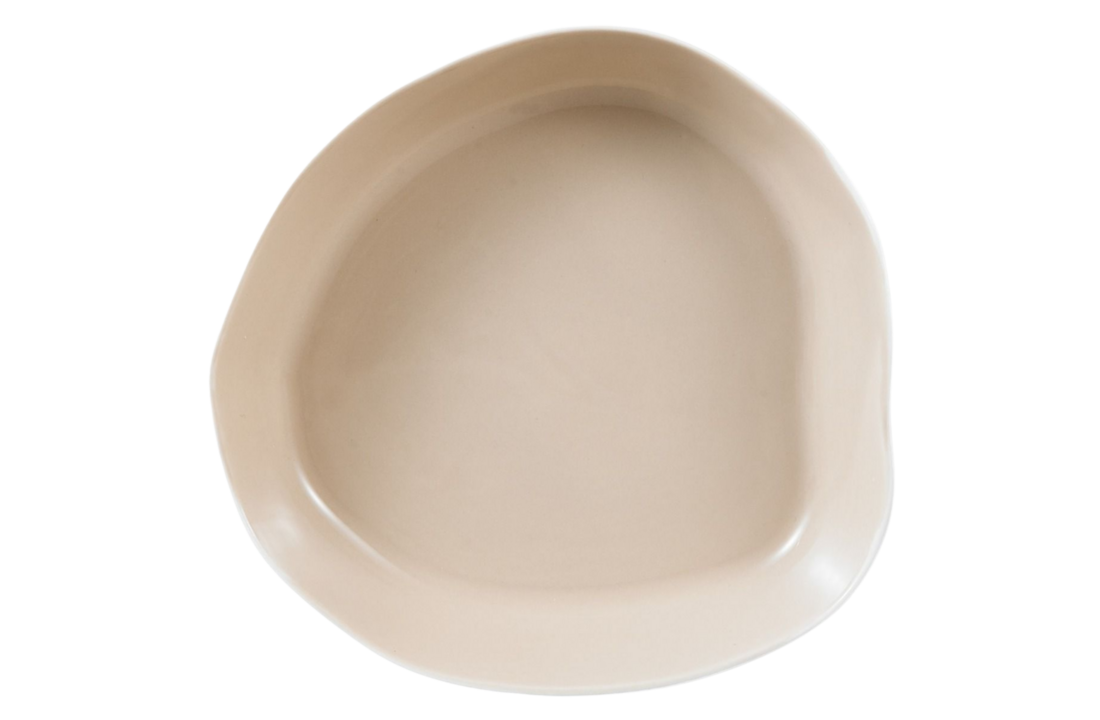 Bricard Bonnes Serviesset 27 delig - Porselein - Wit/Taupe - Organisch