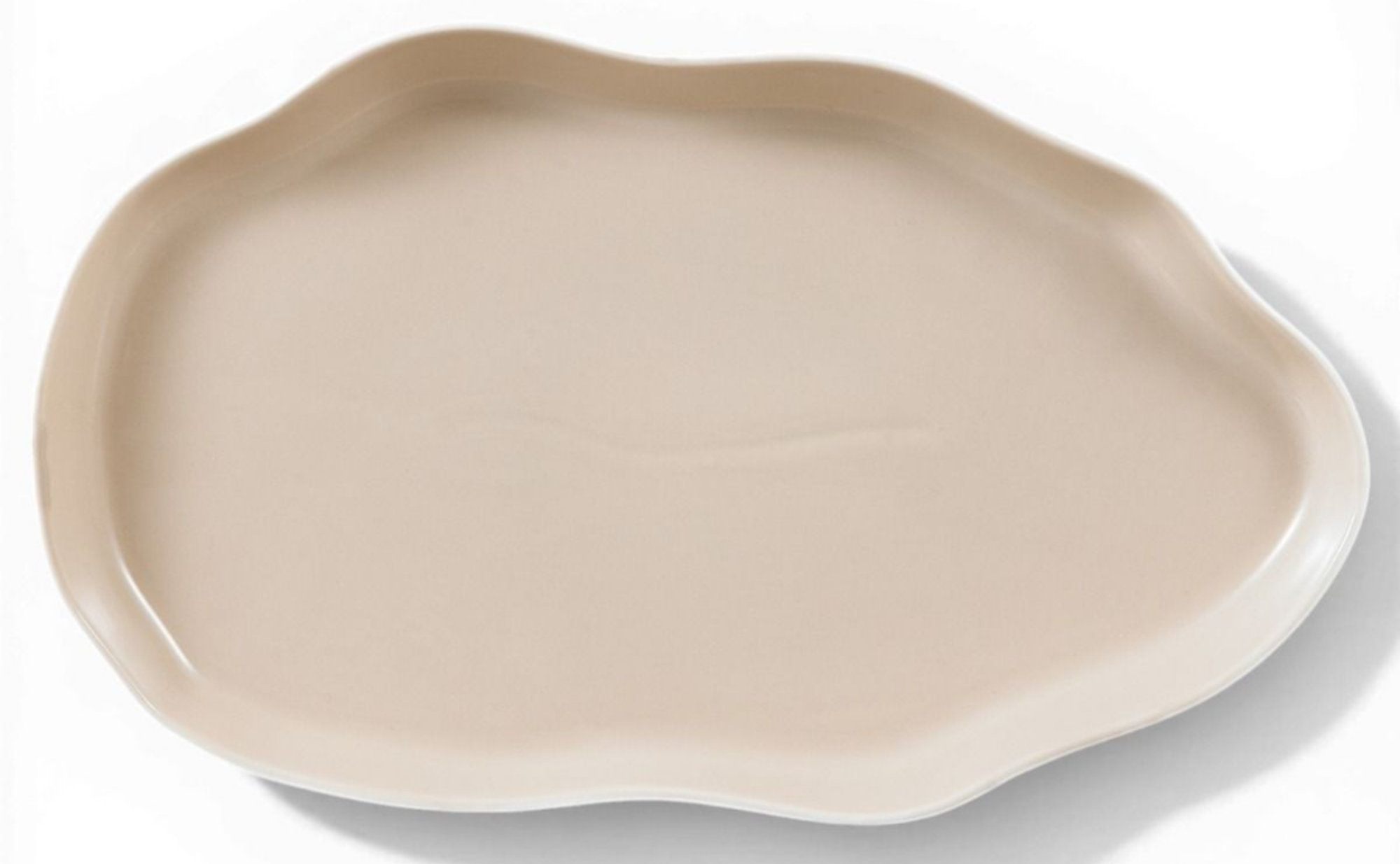 Bricard Bonnes Serviesset 27 delig - Porselein - Wit/Taupe - Organisch