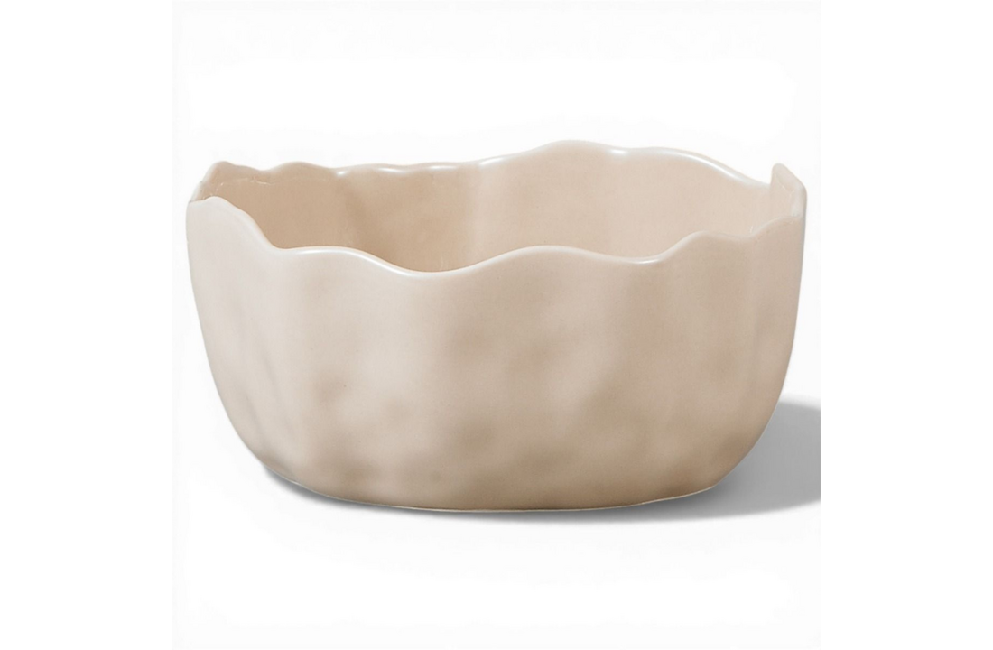 Bricard Angles Serviesset - 27 delig - Porselein - Taupe - Organisch