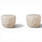 Bricard Angles Serviesset - 27 delig - Porselein - Taupe - Organisch