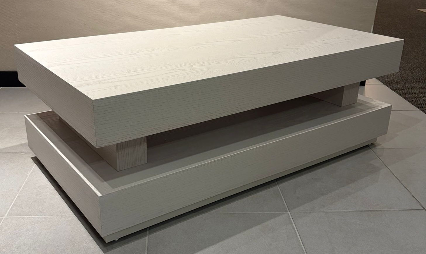 Salontafel Capri Hamburger Beige - Rechthoekig