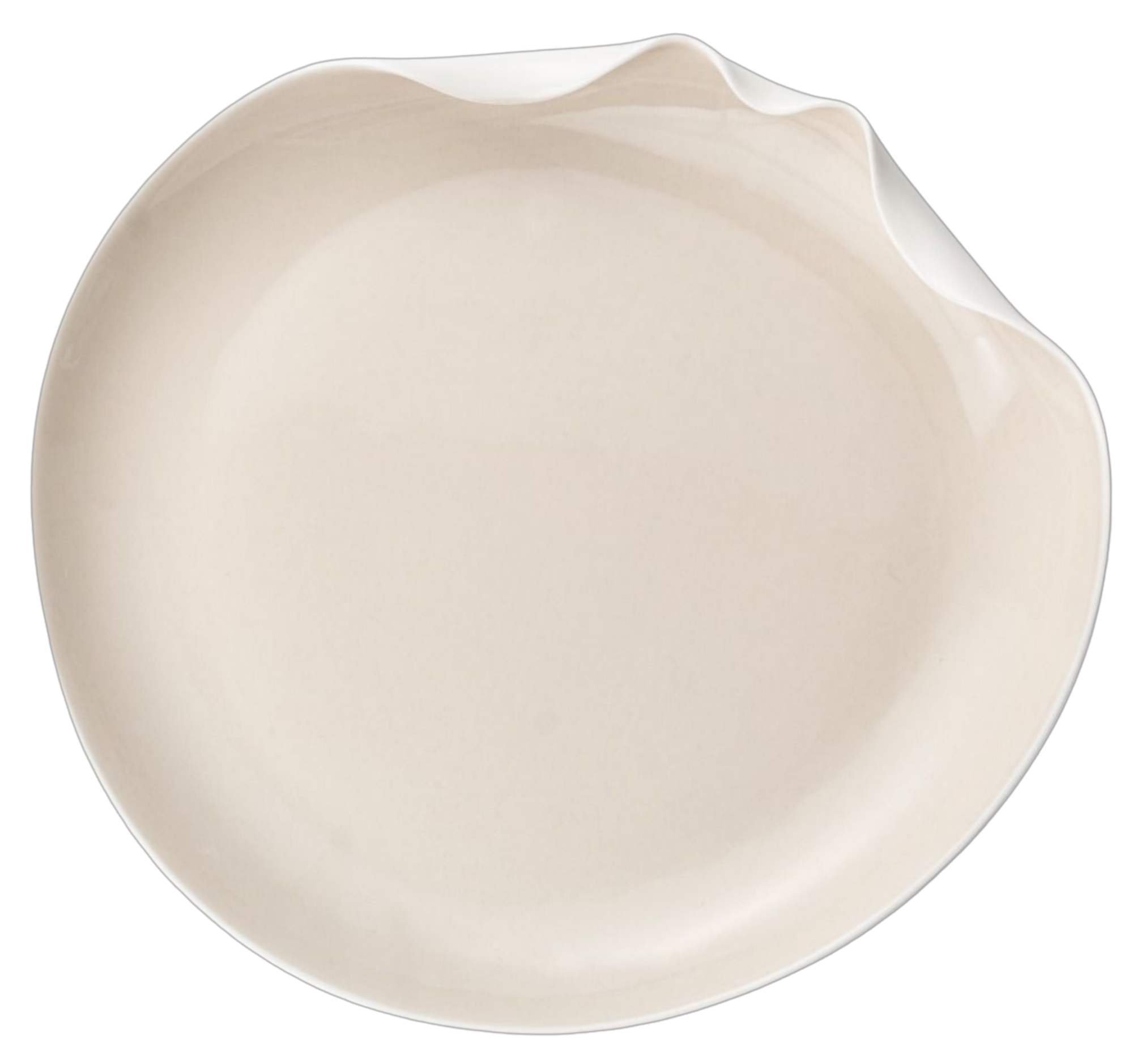 Bricard Miramas Serviesset 25 delig - Porselein - Wit/Taupe - Organisch