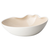 Bricard Miramas Serviesset 25 delig - Porselein - Wit/Taupe - Organisch