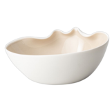 Bricard Miramas Serviesset 25 delig - Porselein - Wit/Taupe - Organisch