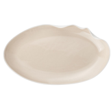 Bricard Miramas Serviesset 25 delig - Porselein - Wit/Taupe - Organisch