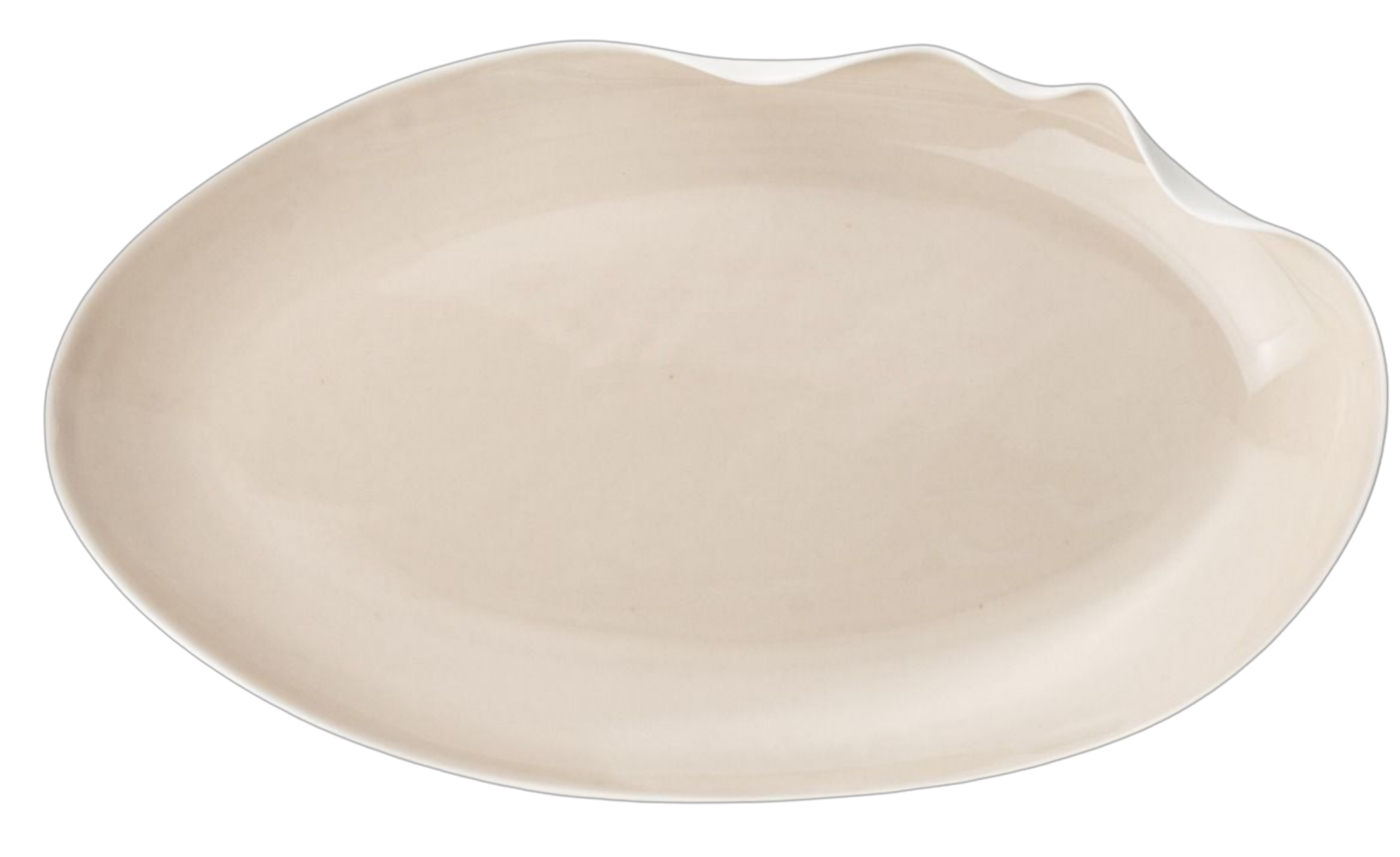 Bricard Miramas Serviesset 25 delig - Porselein - Wit/Taupe - Organisch