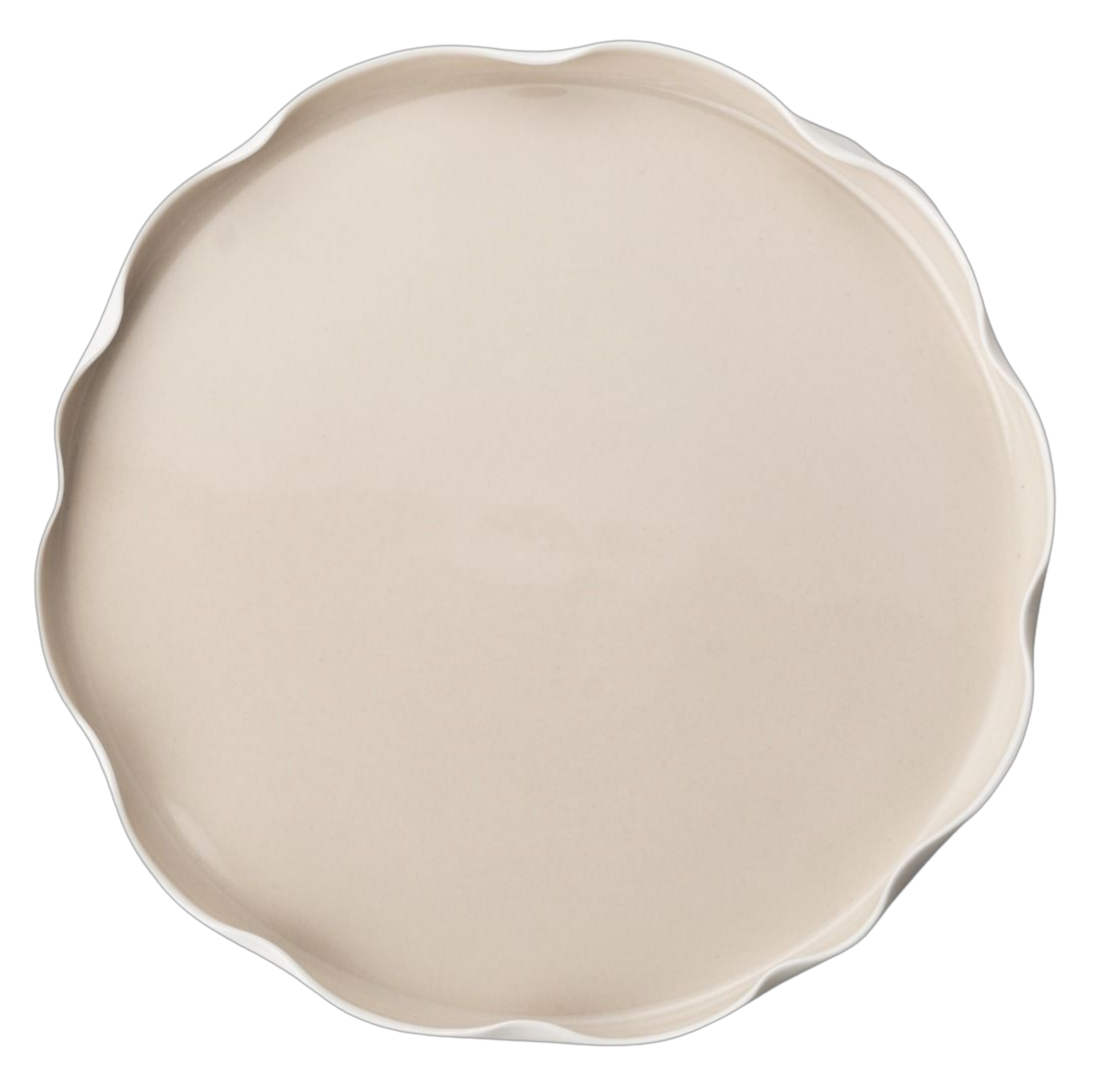 Bricard Nice Serviesset 25 delig - Porselein - Wit/Taupe - Organisch