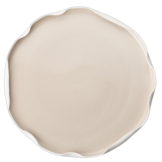 Bricard Nice Serviesset 25 delig - Porselein - Wit/Taupe - Organisch