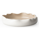 Bricard Nice Serviesset 25 delig - Porselein - Wit/Taupe - Organisch