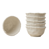 Kommenset Pearly | Beige - Ø11,6 cm | 6-delig