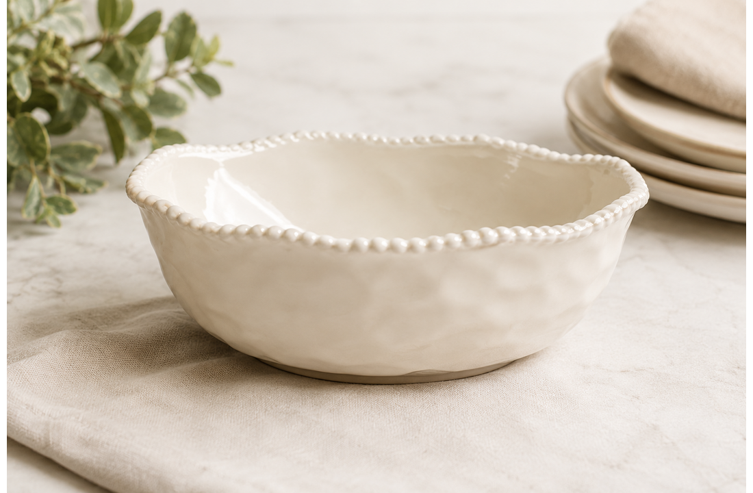 Saladekom Pearls | Beige - Ø22.8 cm