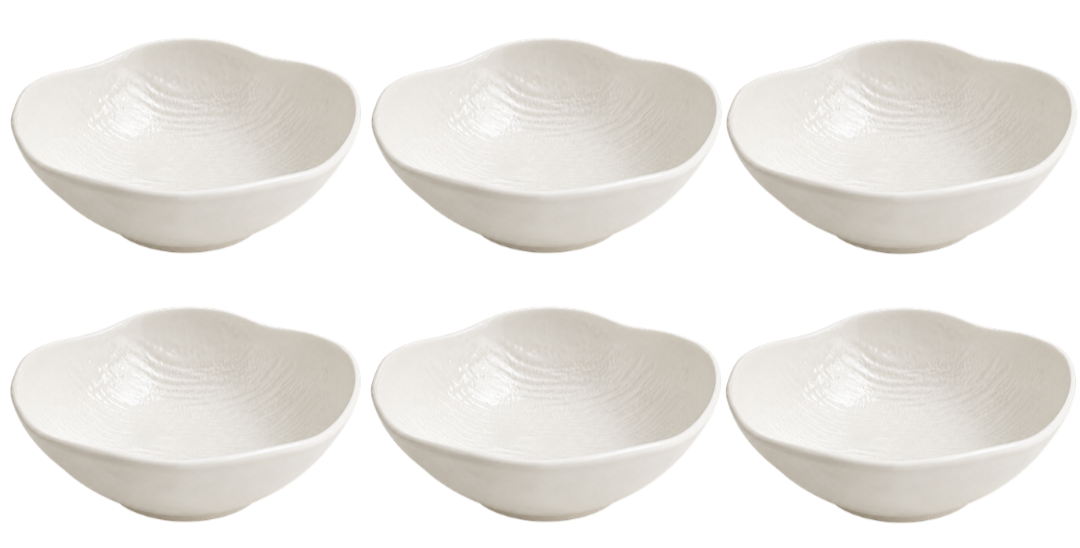 Kommenset Cermico | Beige - Ø11,7 cm - 6-delig