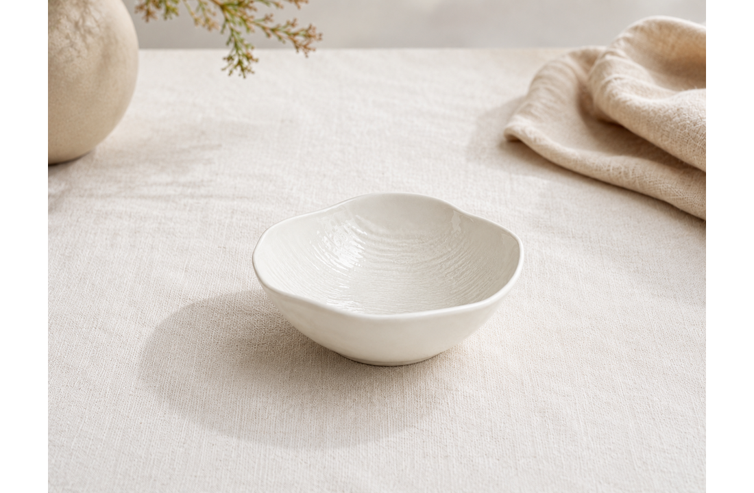 Kommenset Cermico | Beige - Ø11,7 cm - 6-delig