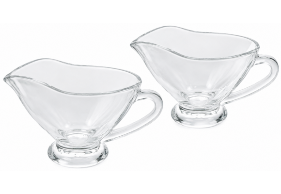 Glazen Sauskom - 2 stuks - 220 ml