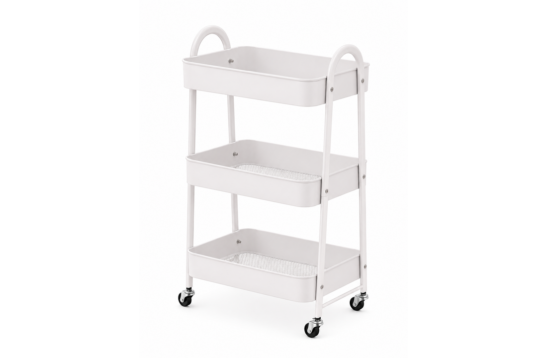 Bavary Opbergwagen Wit - 3-Laags