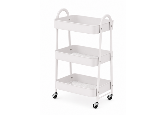 Bavary Opbergwagen Wit - 3-Laags