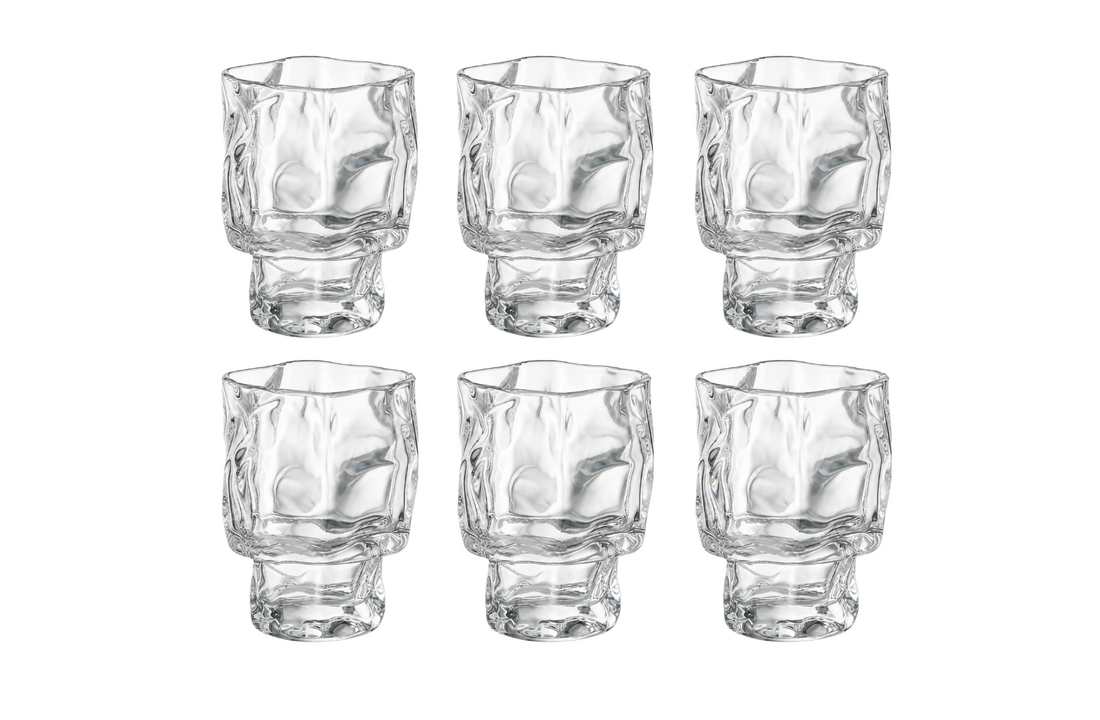 Tumblerglazen Wave - 200 ml - set van 6