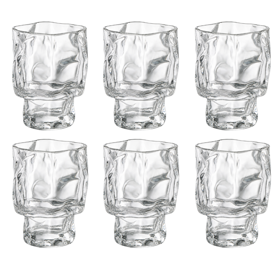 Tumblerglazen Wave - 200 ml - set van 6