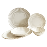 Paris Serviesset 25-Delig - Porselein - Beige