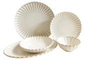 Paris Serviesset 25-Delig - Porselein - Beige