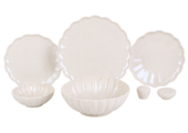 Bavary Lotus Serviesset - 27 delig - Porselein - Beige