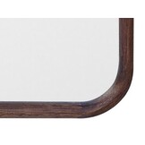 Boogspiegel Livia Walnoot - 100 x 180 cm - Houten spiegel